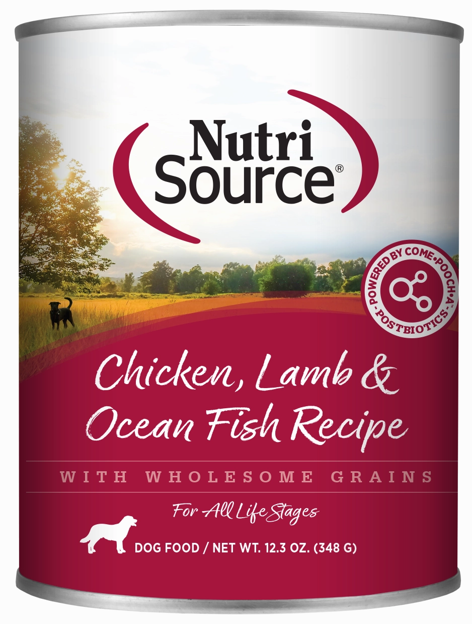 NutriSource Chicken, Lamb & Ocean Fish Canned Dog Food