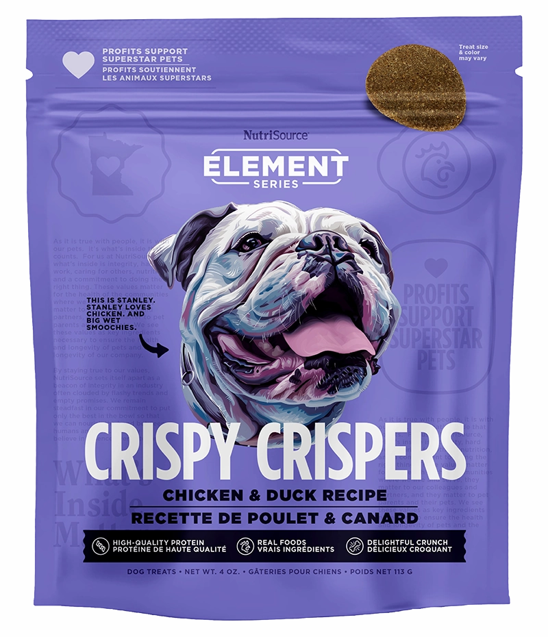 NutriSource Element Series Crispy Crispers Chicken & Duck Dog Treats