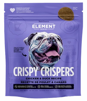 NutriSource Element Series Crispy Crispers Chicken & Duck Dog Treats