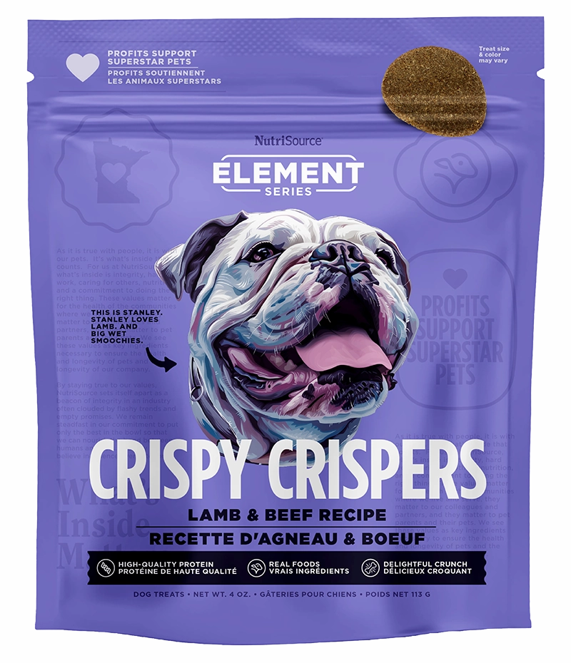 NutriSource Element Series Crispy Crispers Lamb & Beef Dog Treats