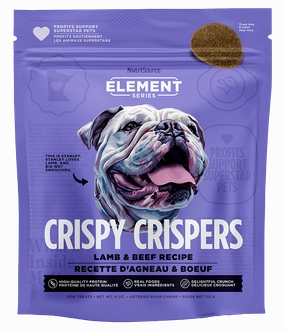 NutriSource Element Series Crispy Crispers Lamb & Beef Dog Treats