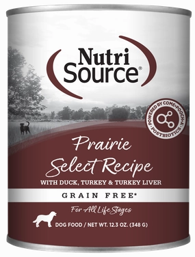 NutriSource Grain Free Prairie Select Canned Dog Food