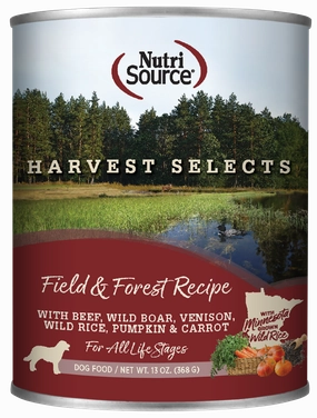 NutriSource Harvest Selects Field & Forest Canned Dog Food