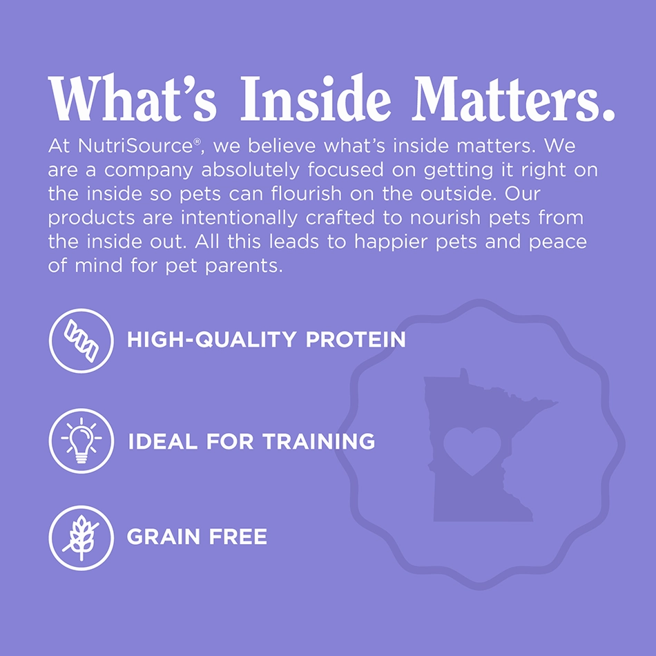NutriSource Little Bites Grain Free Beef Dog Treats