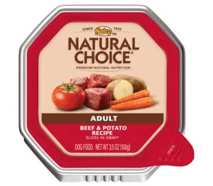 Nutro Adult Simmered Beef & Potato Recipe in Gravy Wet Dog Food