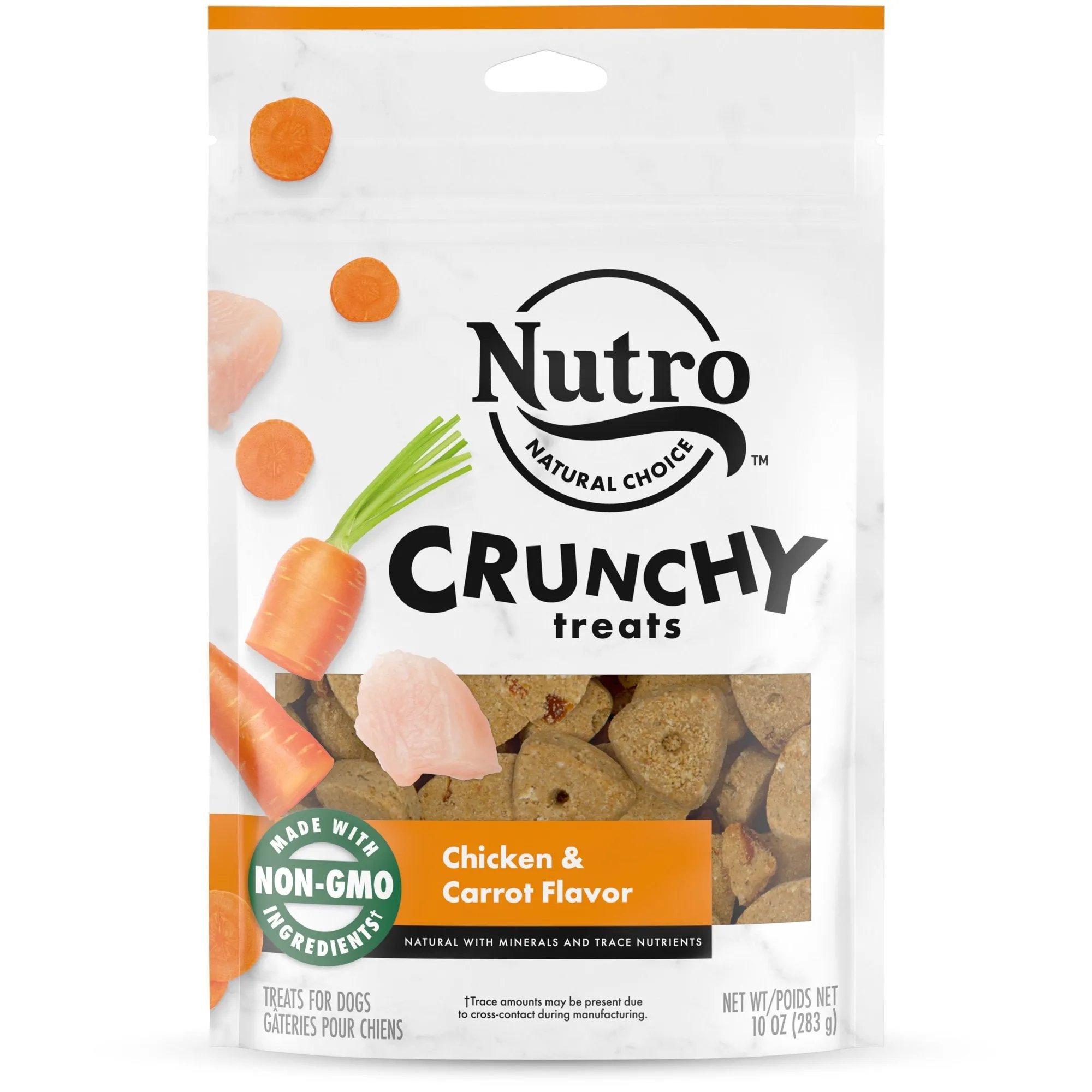 Nutro Crunchy Treats Chicken & Carrot Flavor