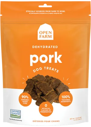 Open Farm Dehydrated Grain Free Pork Dog Treats