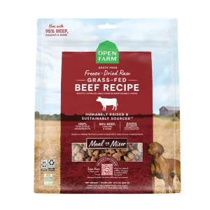 OPEN FARM Freeze-Dried Raw Grass-Fed Beef Recipe for Dogs
