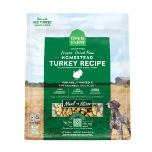 OPEN FARM Freeze-Dried Raw Homestead Turkey Recipe for Dogs