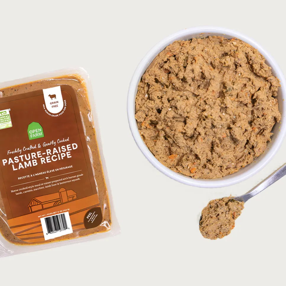 OPEN FARM Gently Cooked Pasture-Raised Lamb Recipe for Dogs