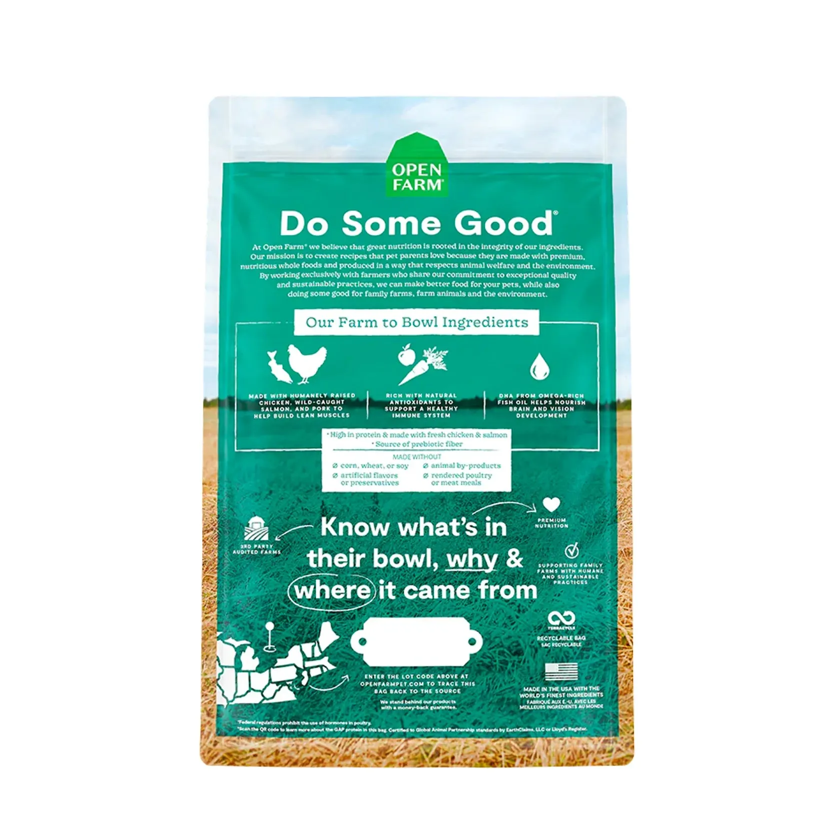 Open Farm Grain Free Puppy Food Chicken & Wild Caught Salmon Recipe