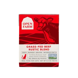 Open Farm Rustic Blend Wet Cat Food Grass-Fed Beef 5.5oz