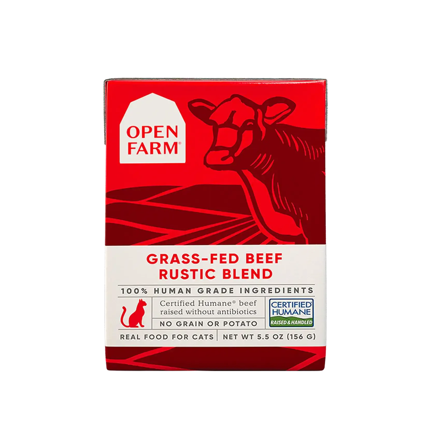 Open Farm Rustic Blend Wet Cat Food Grass-Fed Beef 5.5oz
