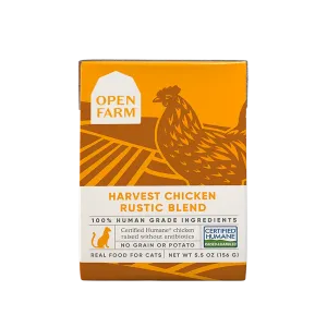 Open Farm Rustic Blend Wet Cat Food Harvest Chicken 5.5oz