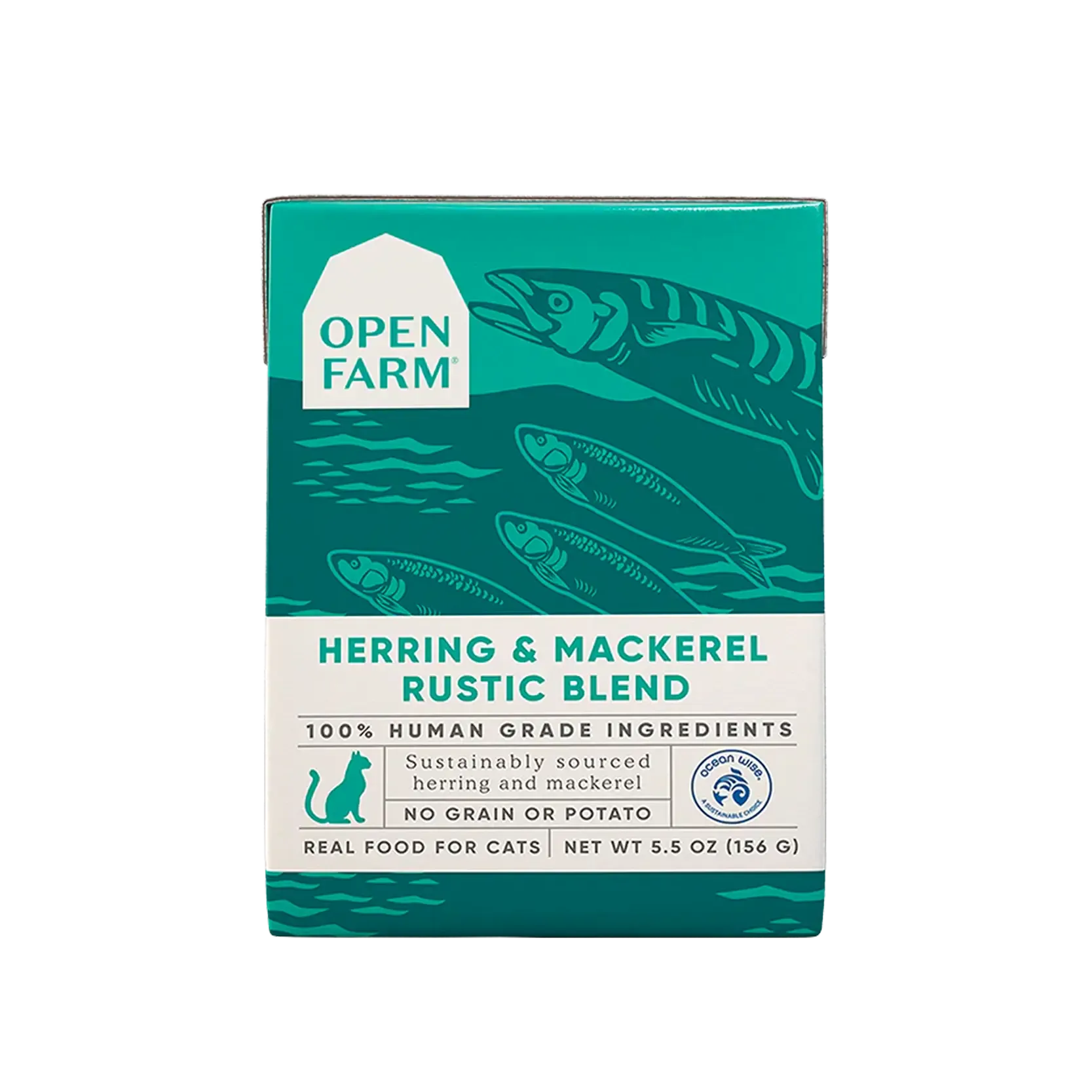 Open Farm Rustic Blend Wet Cat Food Herring & Mackerel 5.5oz