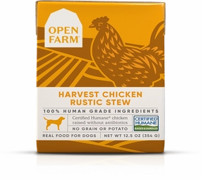 Open Farm Grain Free Harvest Chicken Recipe Rustic Stew Wet Dog Food