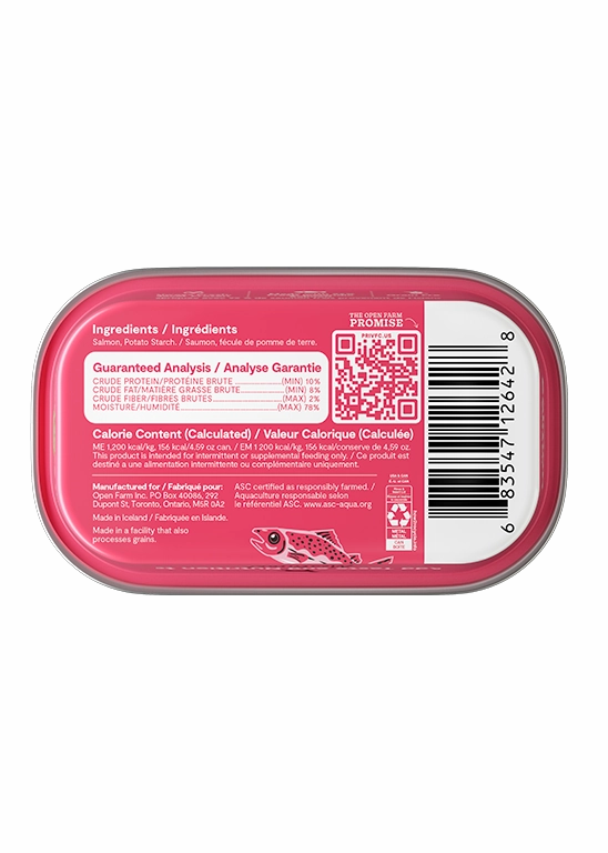 Open Farm Grain Free Salmon Wet Topper for Dogs