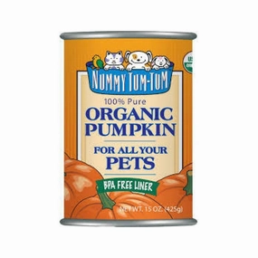 Organic Pumpkin Pet Food Supplement for Dogs & Cats