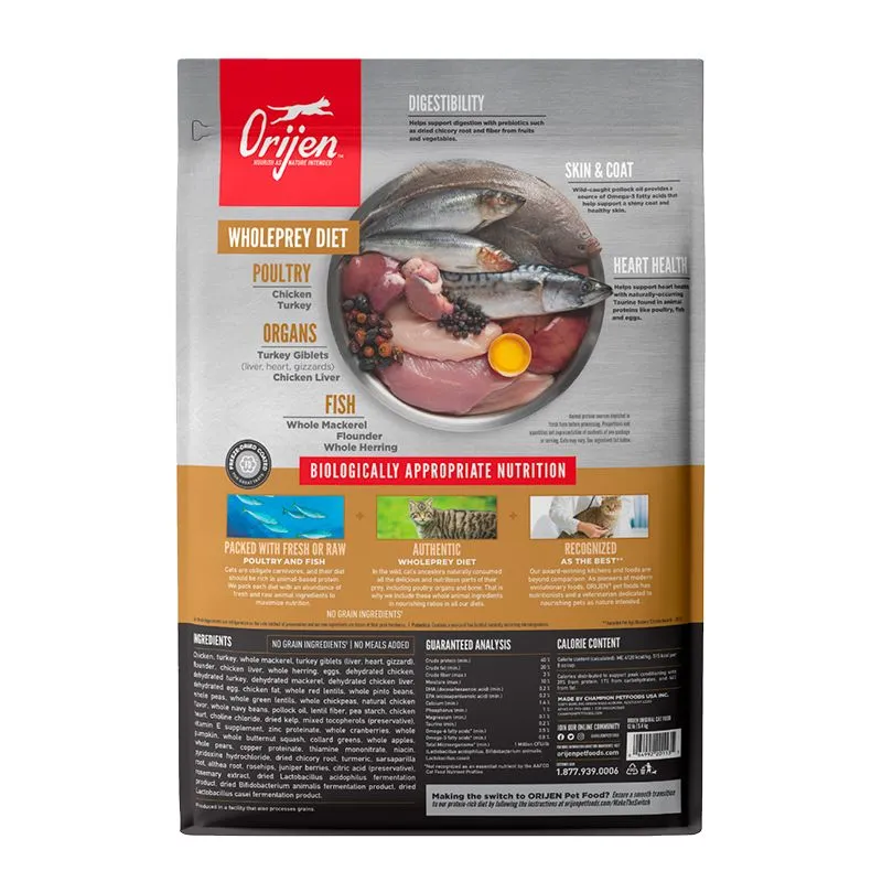 Orijen Grain Free Cat Food - Original Cat