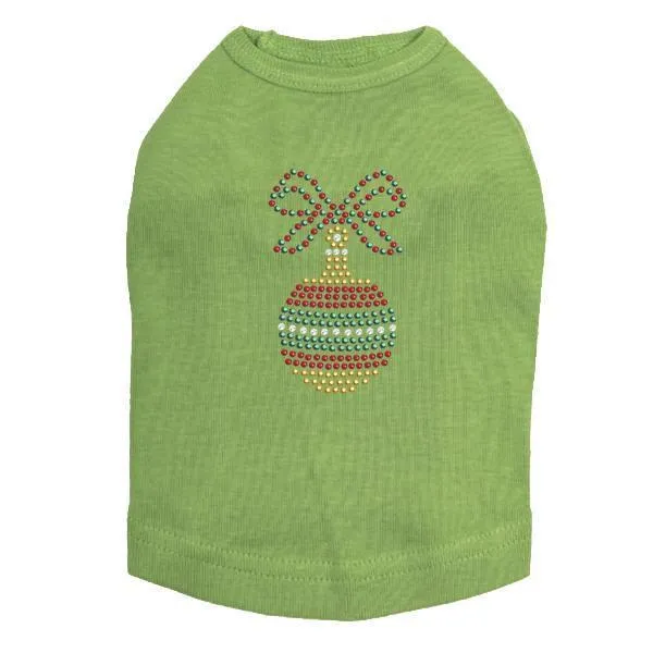 Ornament Rhinestone Dog Tank