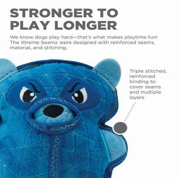 Outward Hound Xtreme Seamz Medium Dino Dog Toy