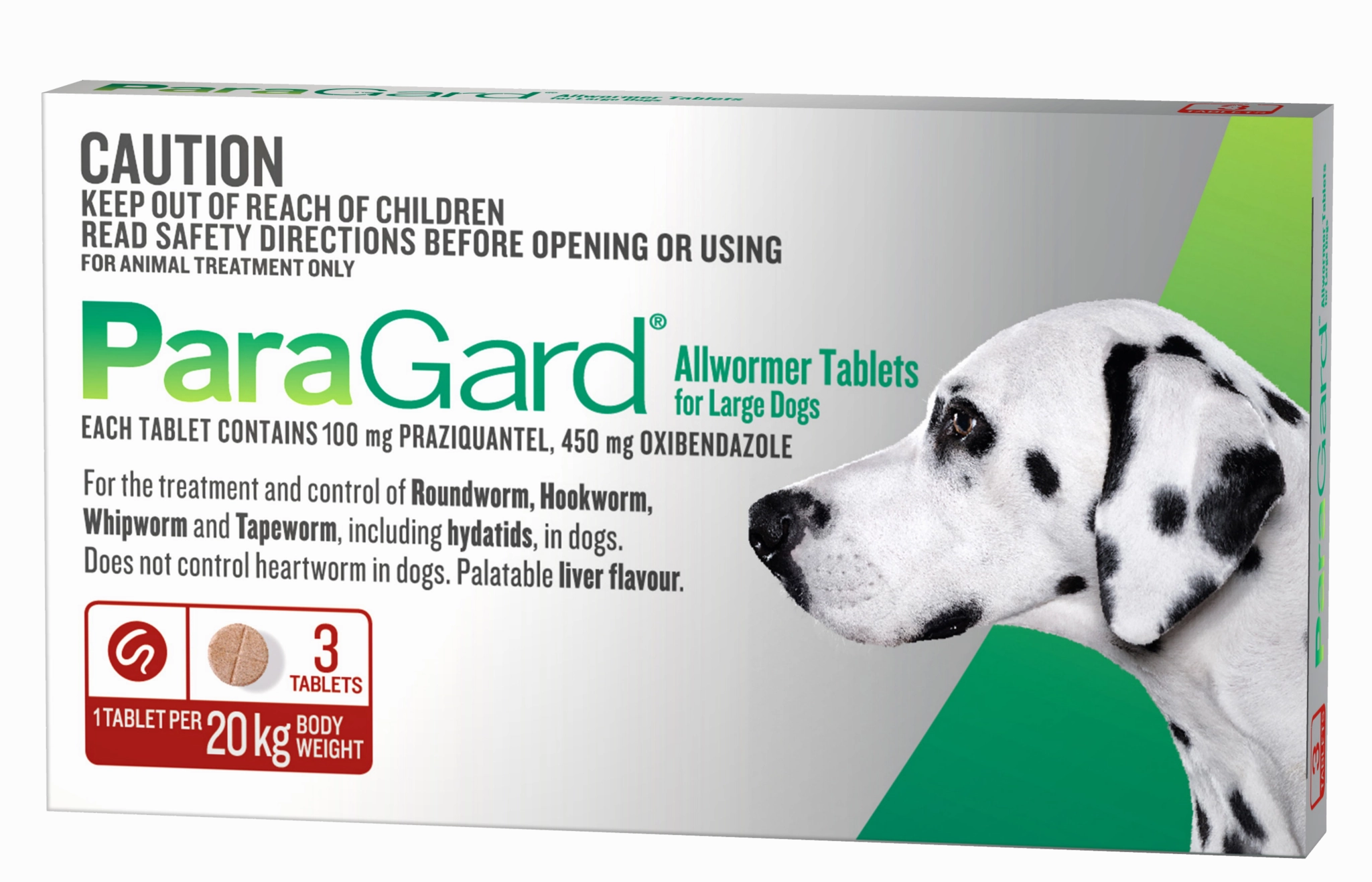 ParaGard - All Wormer (Large 10-20kg) (3pk)