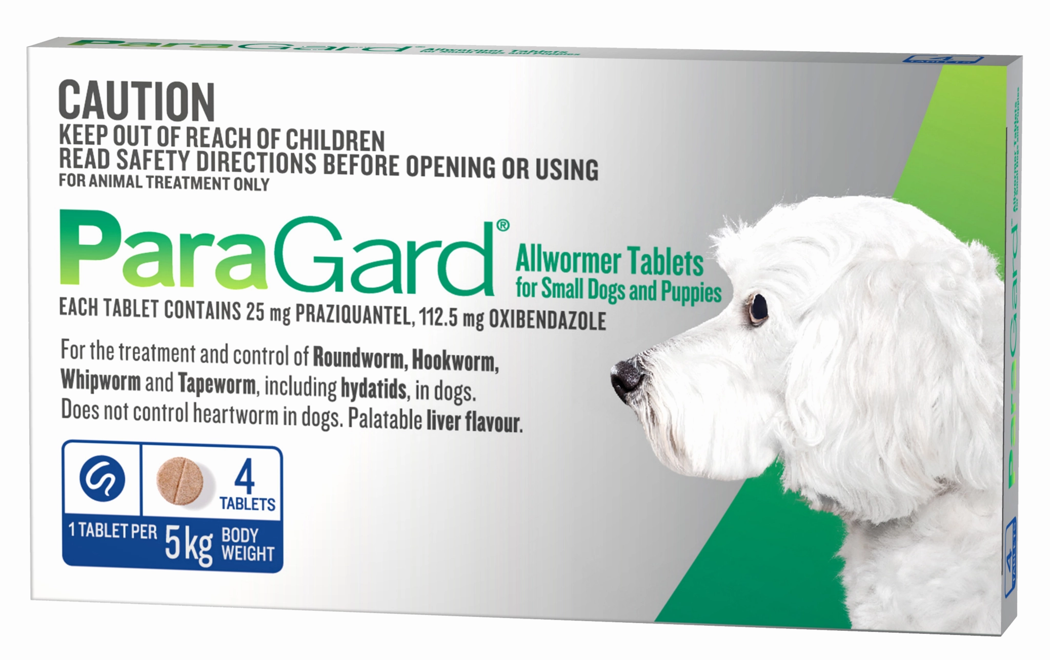 ParaGard - All Wormer (Small up to 5kg) (4pk)