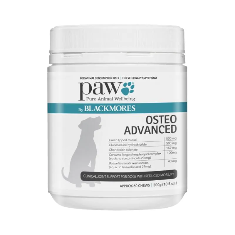 PAW - Osteo Advanced (Joint Supplement for Dogs) 300g 60 Chews
