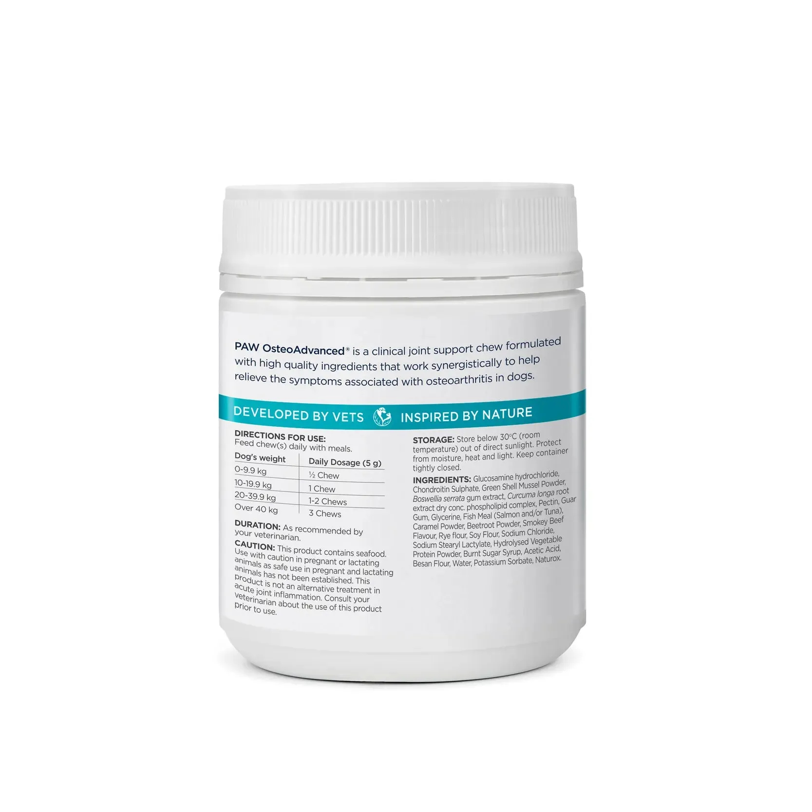 PAW - Osteo Advanced (Joint Supplement for Dogs) 300g 60 Chews