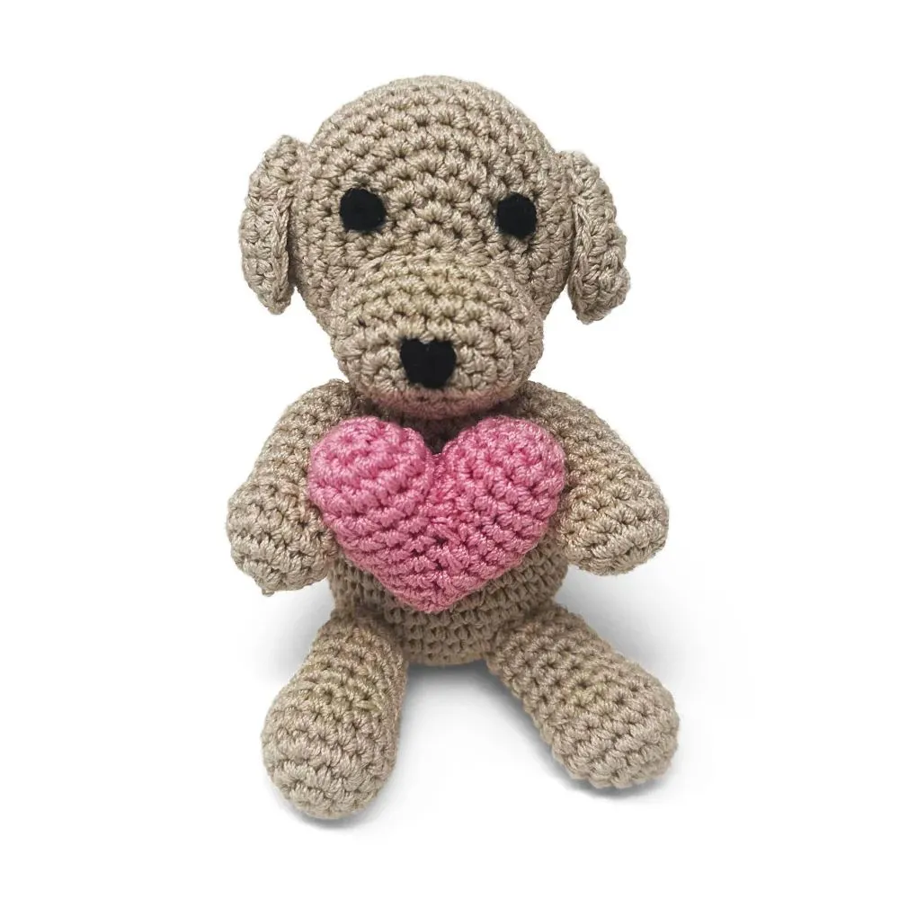 Pawer Squeaky Puppy Heart Dog Toy