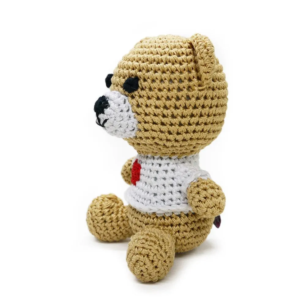 Pawer Squeaky Teddy Bear Dog Toy