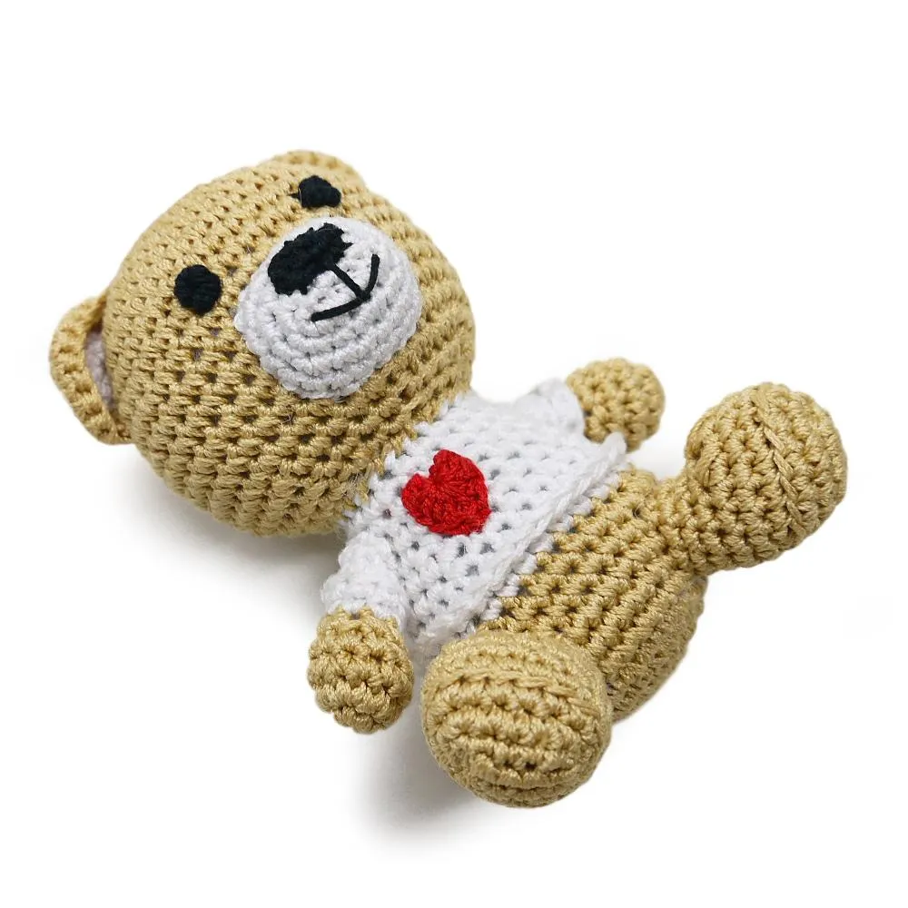 Pawer Squeaky Teddy Bear Dog Toy