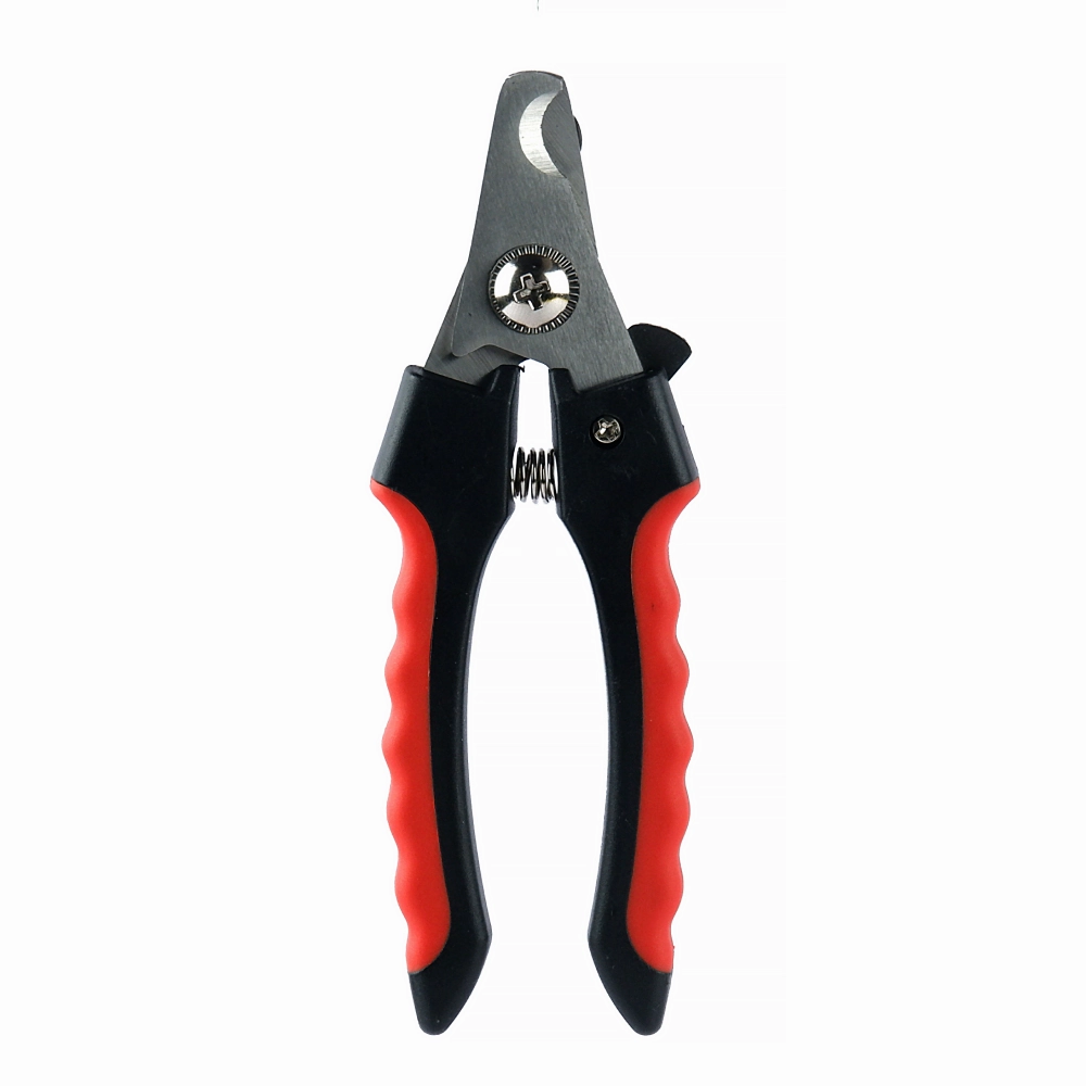 Pet Vogue Nail Clipper for Dogs and Cats (Black/Red)