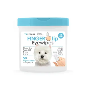 Petkin - Fingertip Eye Wipes (for Dogs and Cats) 50's