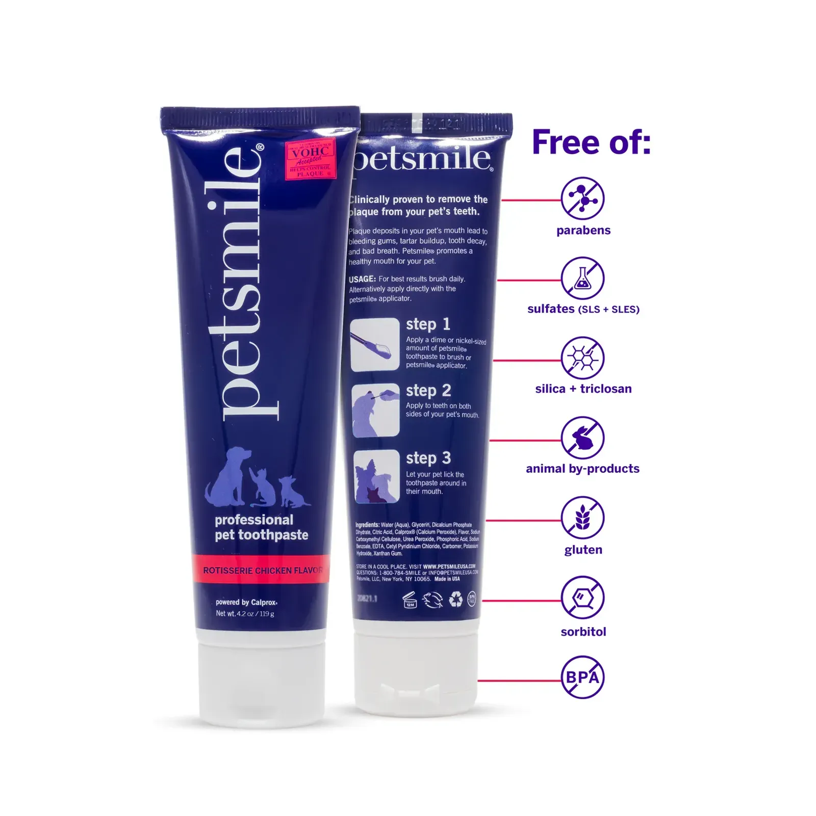 Petsmile Professional Pet Toothpaste - Rotisserie Chicken Flavour