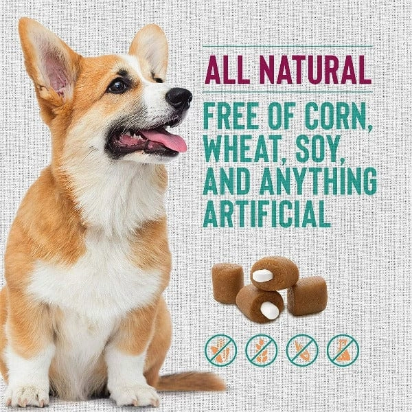 Pill Buddy Naturals Pill Hiding Treat for Dogs; Peanut Butter & Apple Recipe