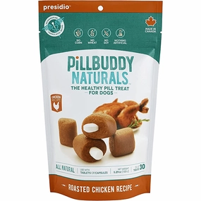Pill Buddy Naturals Pill Hiding Treat for Dogs; Roasted Chicken Recipe
