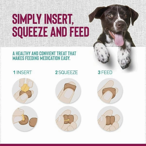 Pill Buddy Naturals Pill Hiding Treat for Dogs; Roasted Chicken Recipe