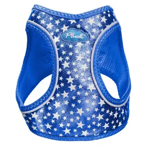 Plush Step In Glitter Glow In The Dark Dog Harness Navy