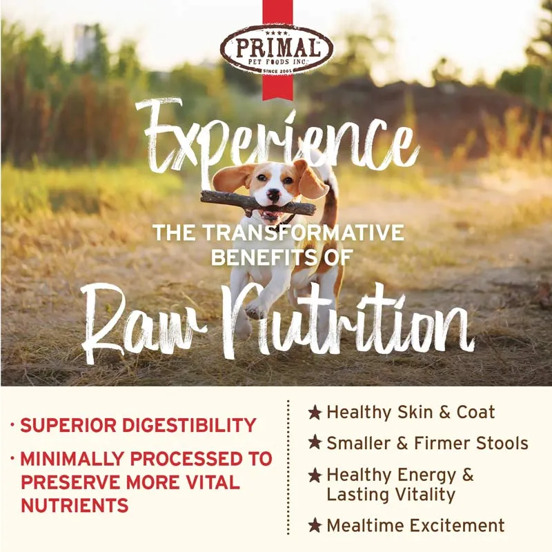 PRIMAL Pronto Frozen Raw Scoopable Pork Recipe for Dogs