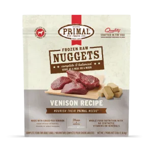 Primal Raw Frozen Venison Formula For Dogs