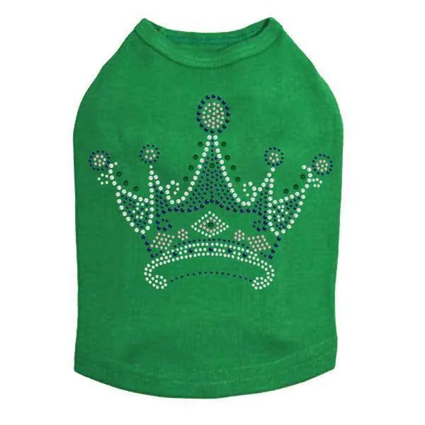 Princess Crown Rhinestone Dog Tank