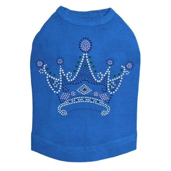 Princess Crown Rhinestone Dog Tank