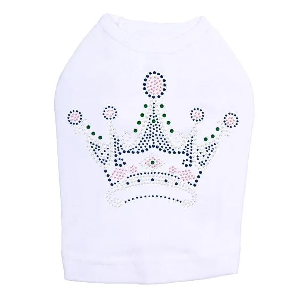 Princess Crown Rhinestone Dog Tank