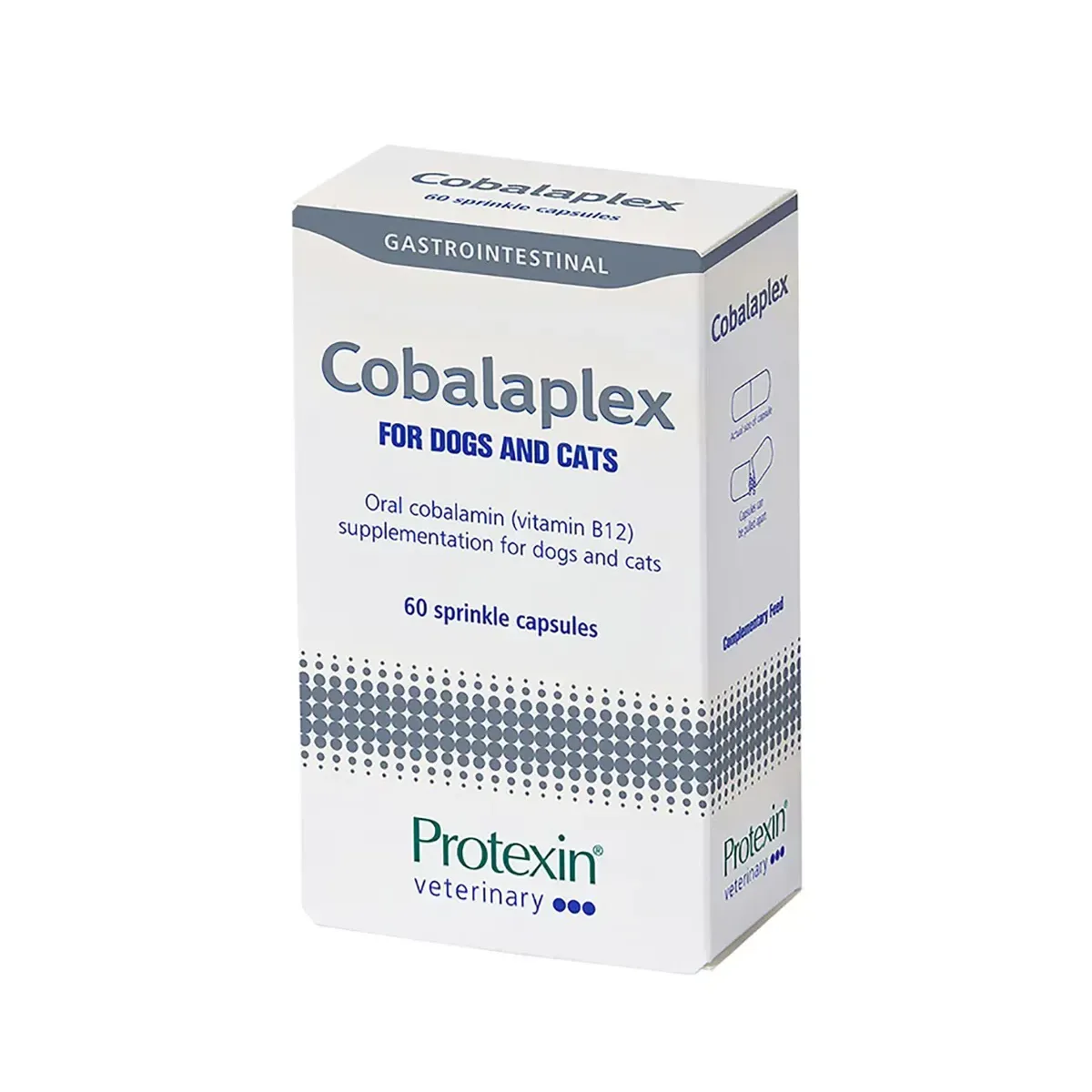 Protexin - Cobalaplex Vitamin B12 & B9 supplements for Dogs & Cats 60 Capsules