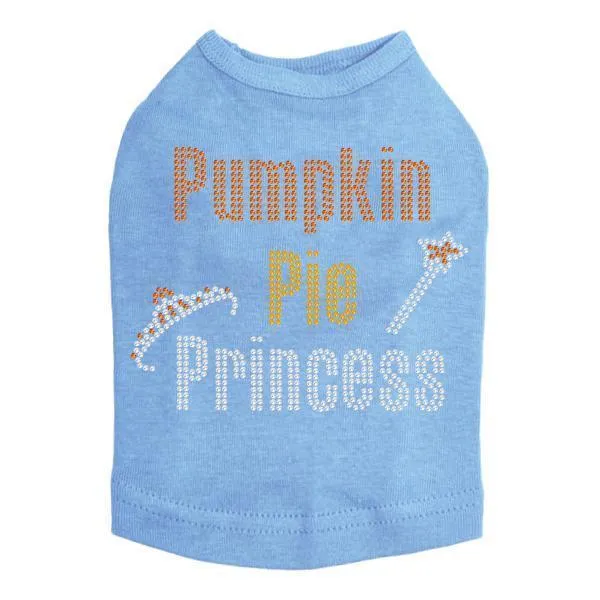 Pumpkin Pie Princess Rhinestone Dog Tank