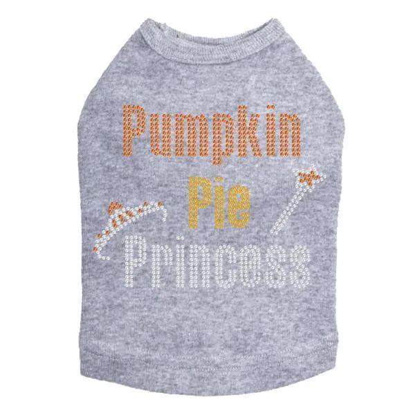 Pumpkin Pie Princess Rhinestone Dog Tank