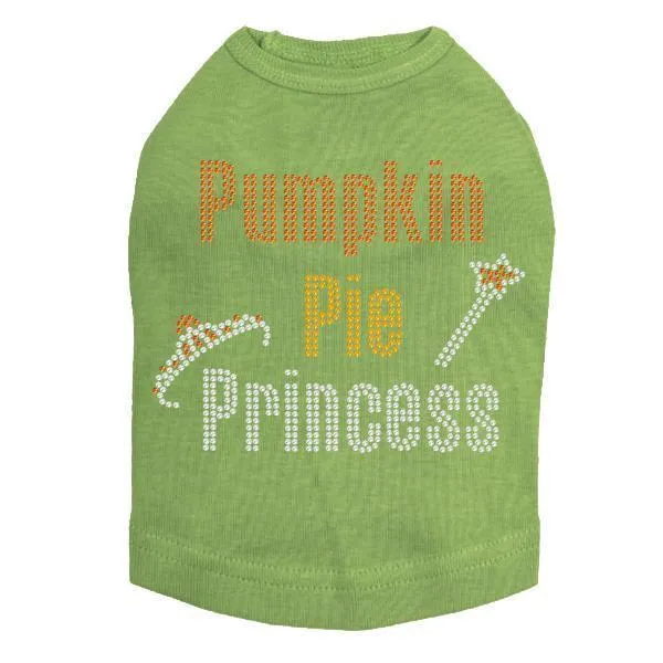 Pumpkin Pie Princess Rhinestone Dog Tank