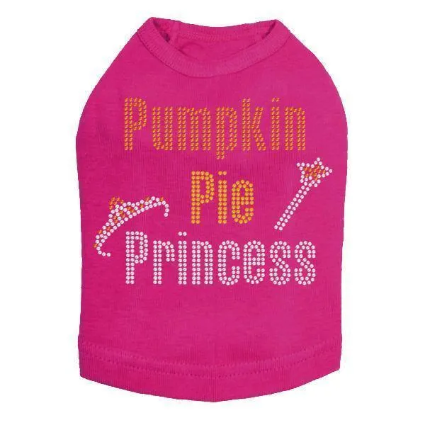 Pumpkin Pie Princess Rhinestone Dog Tank