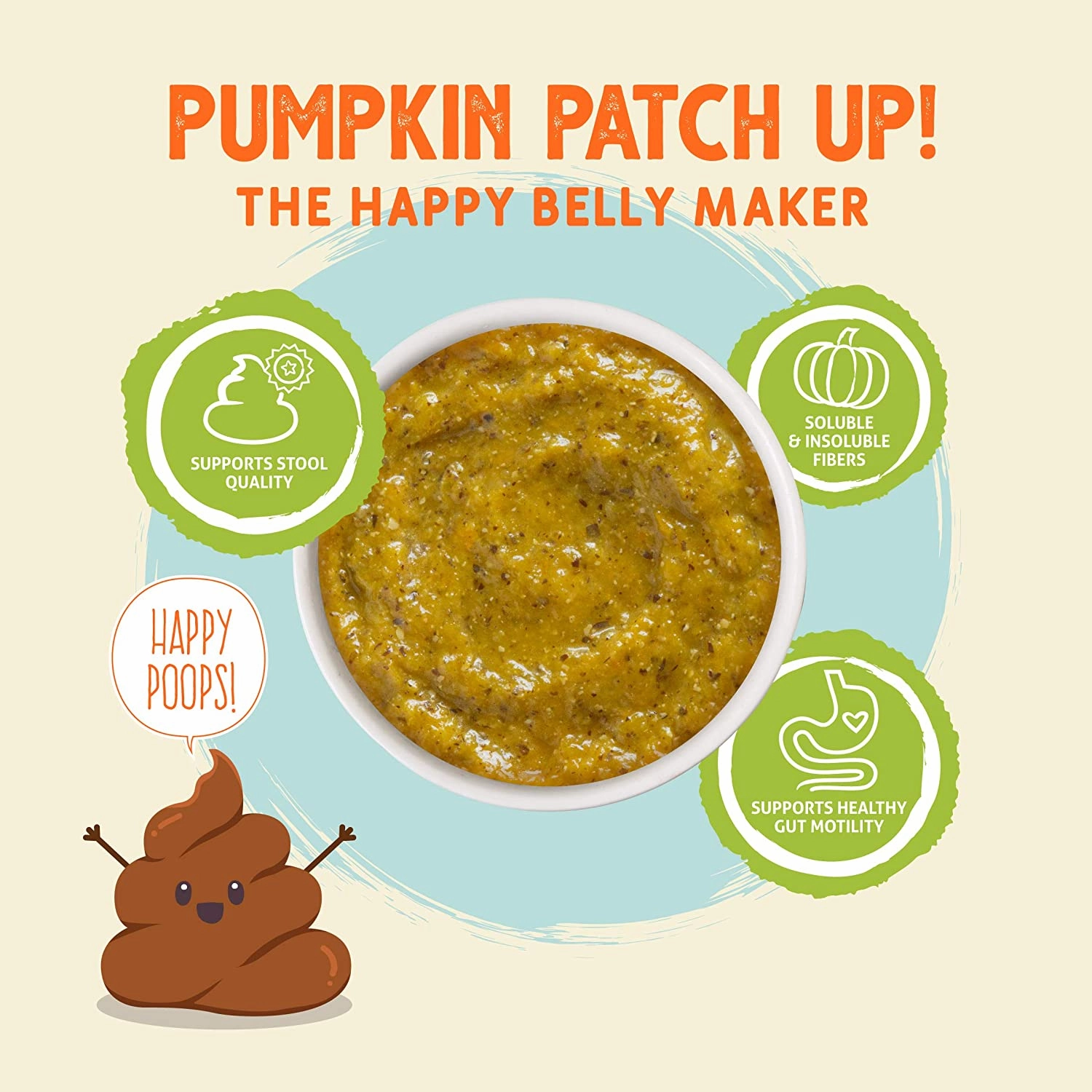 Pumpkin with Coconut Oil & Flaxseeds Dogs & Cats Pouch